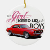 Camaro Girls Keramisch Ornament (Voorkant)