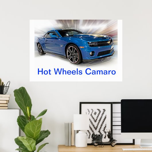 Camaro Hot Wheels Special Edition Poster (Thuiskantoor)