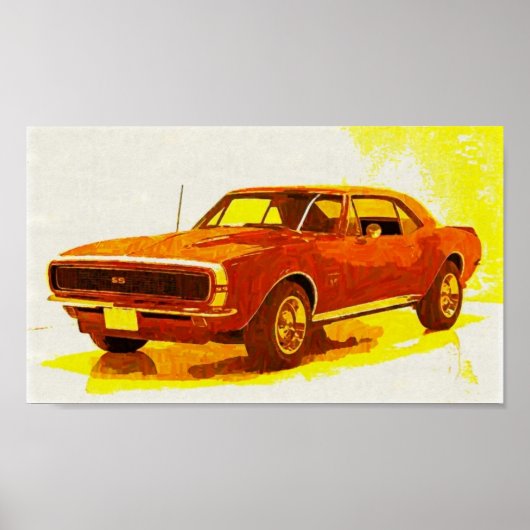 Camaro Impressionist Poster (Voorkant)