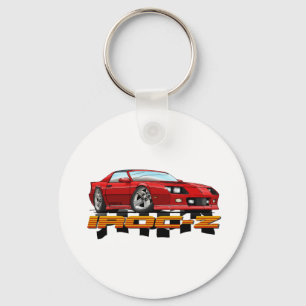 CAMARO_IROC_Z_rood Sleutelhanger