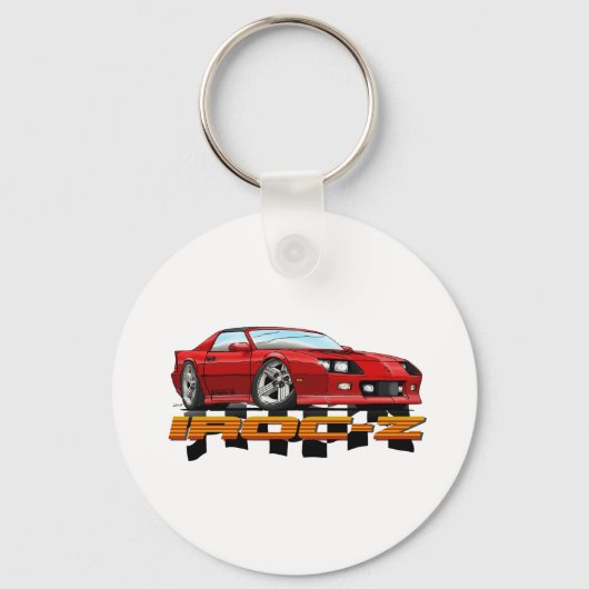 CAMARO_IROC_Z_rood Sleutelhanger (Voorkant)