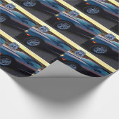 Camaro op Route 66 Cadeaupapier (Hoek)