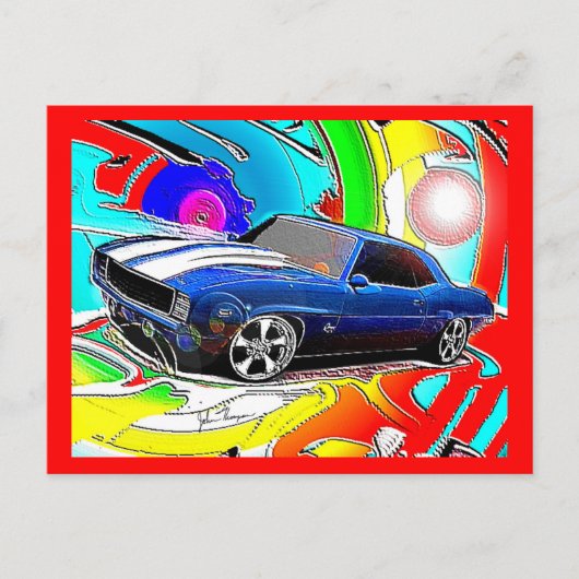 Camaro Post Card Briefkaart (Voorkant)