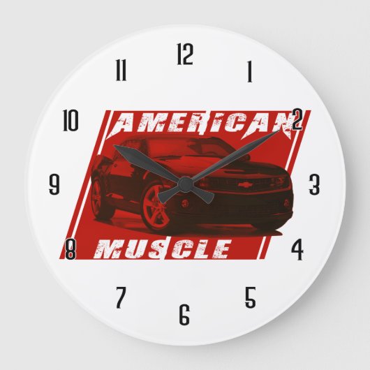 Camaro Sees Red Grote Klok (Voorkant)