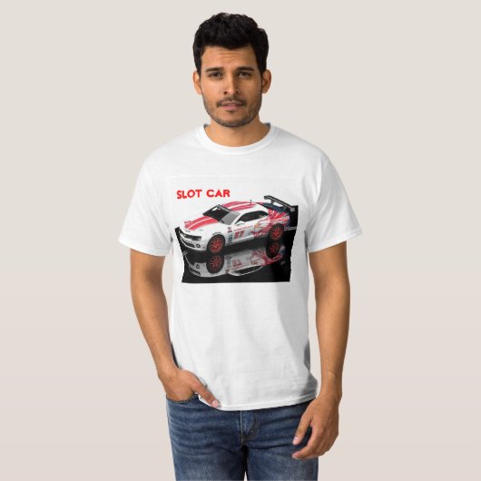 Camaro Slot Car T-Shirt (Voorkant volledig)
