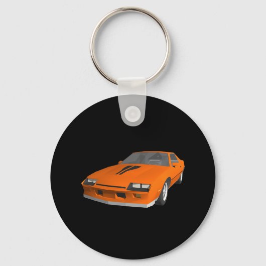 Camaro Sports Car: 3D model: Sleutelhanger (Voorkant)