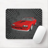 Camaro Sports Car: Custom Mousepad Muismat (Met muis)