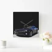 CAMARO SS CLOCK VIERKANTE KLOK (Huis)