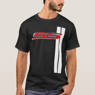 Camaro SS klassiek red super sport racing stripe T-shirt