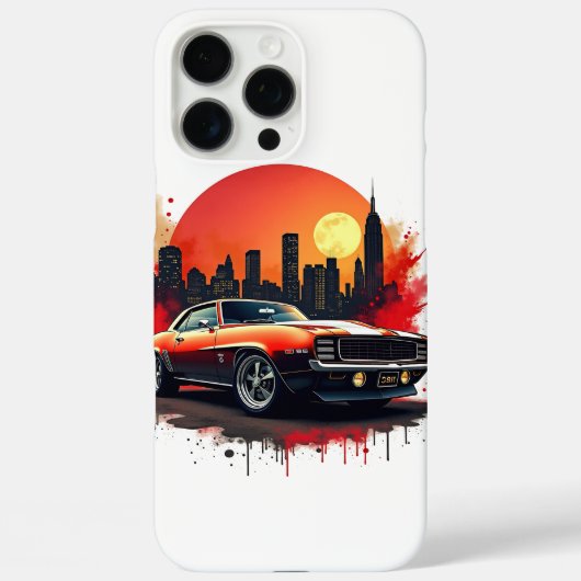 Camaro stadslijn Case-Mate iPhone case (Achterkant)