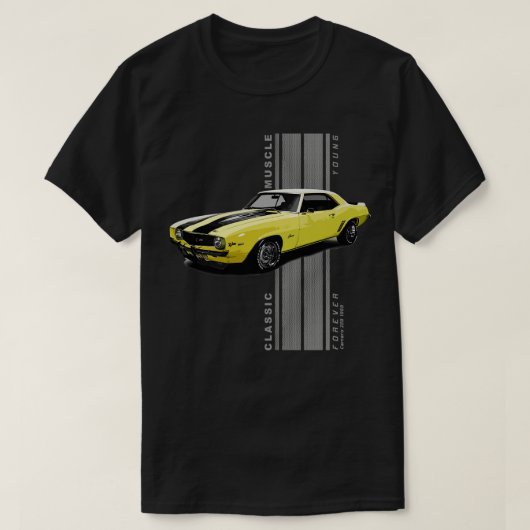 Camaro Z28 Classic American Muscle's  T-shirt (Design voorkant)