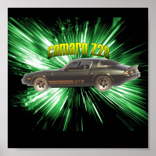Camaro Z28 Poster (Voorkant)