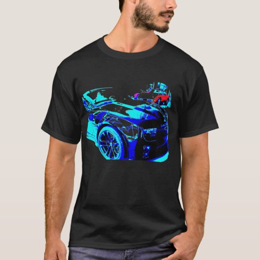 Camaro ZL1 in Showroom T-shirt (Voorkant)
