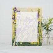 Camas in Bloom Floral Stationery 8 1/2 x 11 (Staand voorkant)