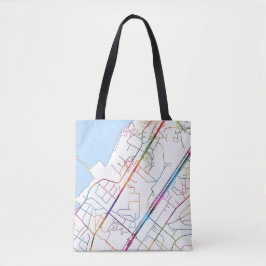 Camayenne Guinee Stadsplattegrond Tote Bag