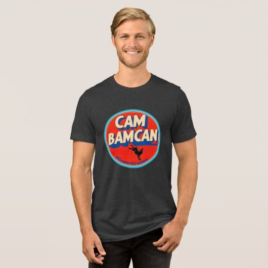 CamBamCan - Hoofdpagina Tri-Blend Shirt (Voorkant volledig)