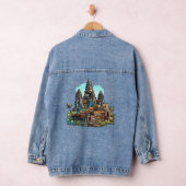 Cambo Graffiti Stedelijk Decor Angkor Wat Art Denim Jacket (Hangar)