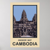 Cambodia Angkor Wat Poster (Voorkant)