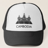Cambodia Angkor Wat Trucker Pet (Voorkant)