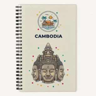 Cambodia Erfgoed & Angkor Fotoarchief Journaal Notitieboek