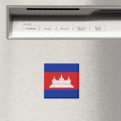 Cambodia Flag Magnet (Insitu (Vaatwasser))