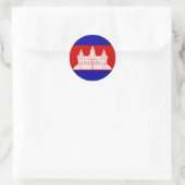 Cambodia Flag Sticker (Tas)