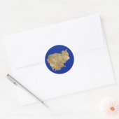 Cambodia Kaart Sticker (Envelop)