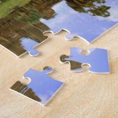 Cambodia, Kampuchea, Angkor Wat tempel. Legpuzzel (Zijkant)