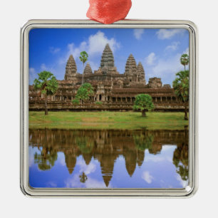 Cambodia, Kampuchea, Angkor Wat tempel. Metalen Ornament