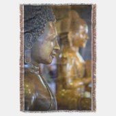 Cambodia, Phnom Penh. Boeddhabeelden Deken (Voorkant Verticaal)