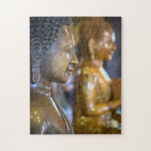 Cambodia, Phnom Penh. Boeddhabeelden Legpuzzel (Verticaal)