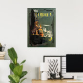 CAMBODIA POSTER (Thuiskantoor)