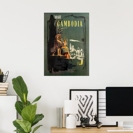 CAMBODIA POSTER (Thuiskantoor)