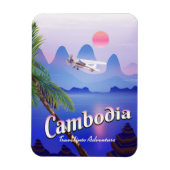 Cambodia 'Reis naar Avontuur' Magneet (Verticaal)