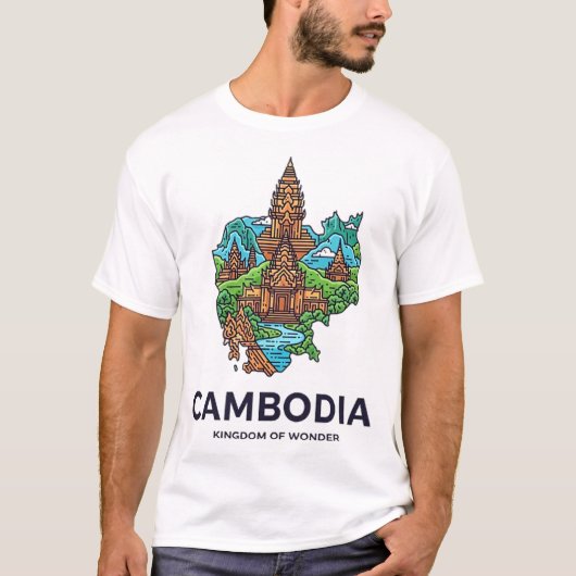 CAMBODIA T-SHIRT (Voorkant)
