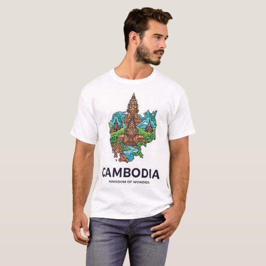 CAMBODIA T-SHIRT (Voorkant volledig)
