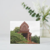 Cambodia Temple Poscard Briefkaart (Staand voorkant)