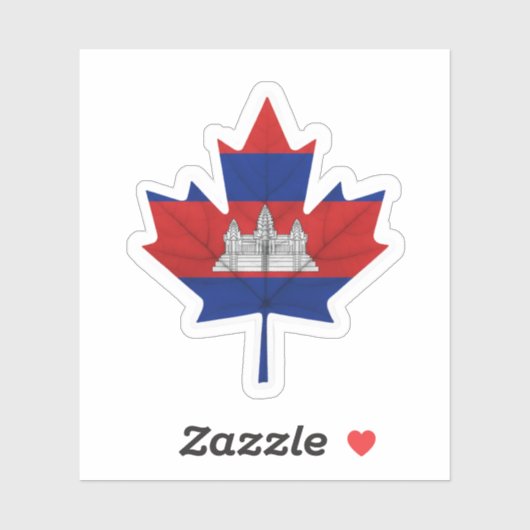 Cambodian Canadian Sticker (Vel)
