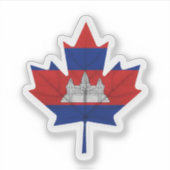 Cambodian Canadian Sticker (Voorkant)
