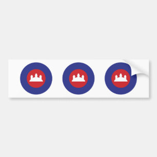 Cambodian Roundel Bumpersticker