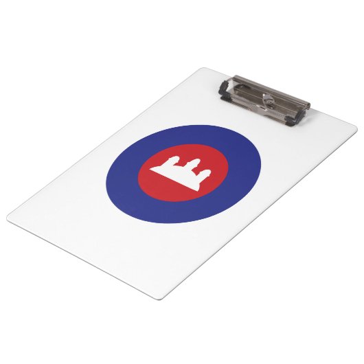 Cambodian Roundel Klembord (Gekanteld)