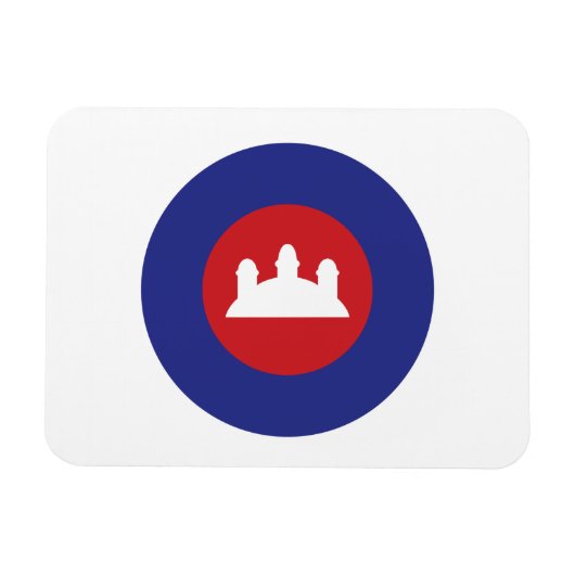 Cambodian Roundel Magneet (Horizontaal)