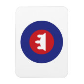 Cambodian Roundel Magneet (Verticaal)
