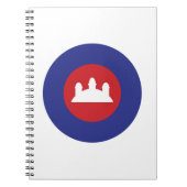 Cambodian Roundel Notitieboek (Voorkant)