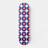 Cambodian Roundel Persoonlijk Skateboard (Voorkant)