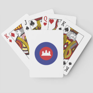 Cambodian Roundel Pokerkaarten