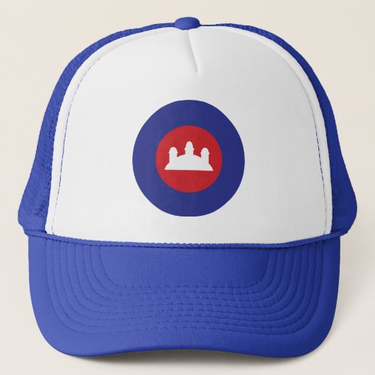 Cambodian Roundel Trucker Pet (Voorkant)
