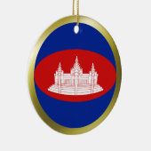 Cambodische vlagornament keramisch ornament (Rechts)