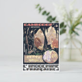 Cambodja, Angkor, L'Indochine,  Aziatisch reizen Briefkaart (Staand voorkant)