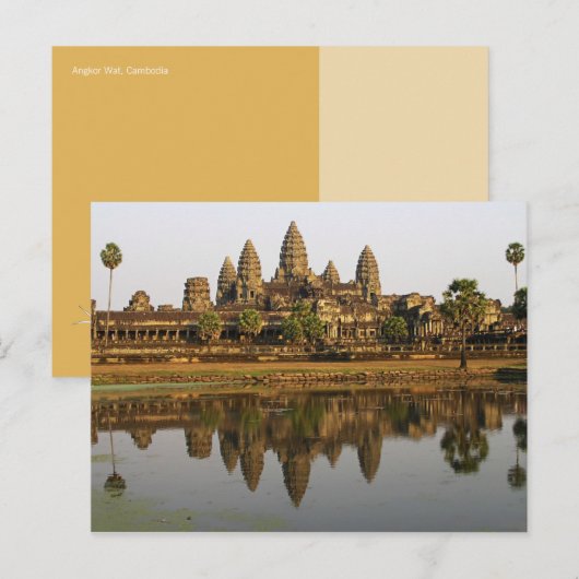 Cambodja | Angkor Wat Travel Photo Briefkaart (Voorkant / Achterkant)